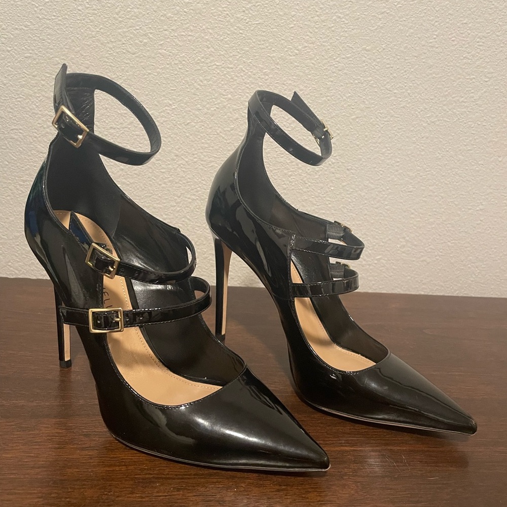 Tamara Mellon Black Patent Leather Heels